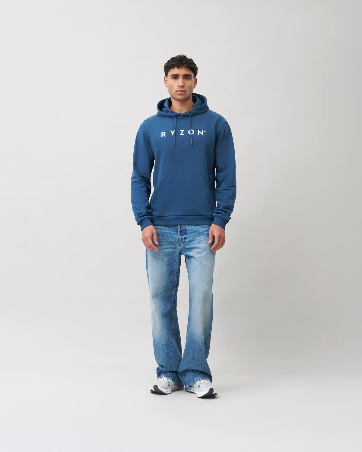 Rhythm Unisex Hooded Sweater "Typelogo"