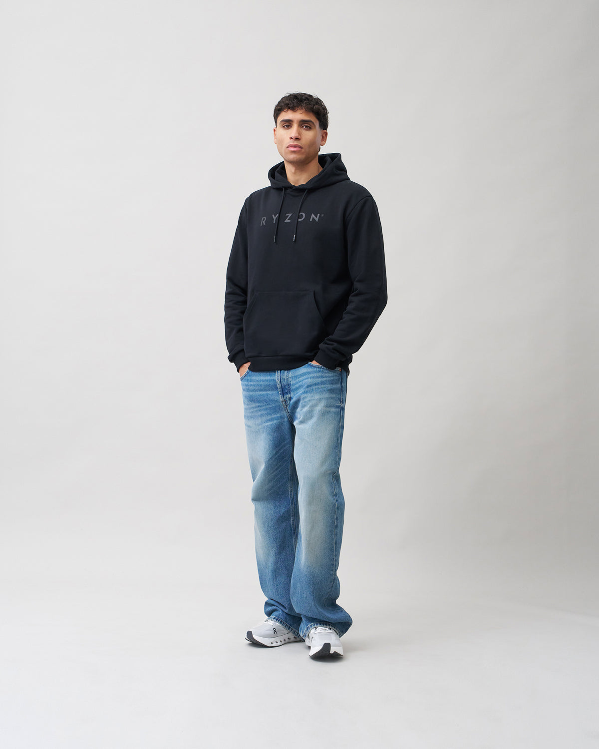 Rhythm Unisex Hooded Sweater "Typelogo"