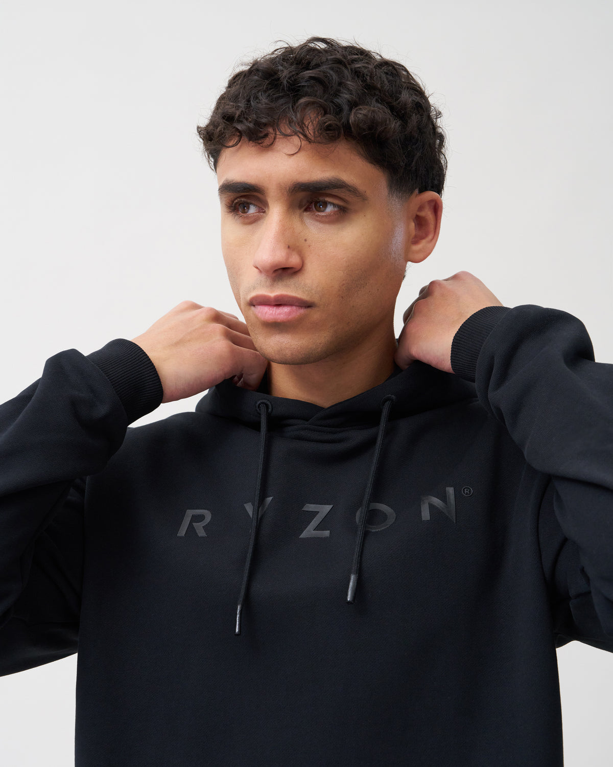 Rhythm Unisex Hooded Sweater "Typelogo"